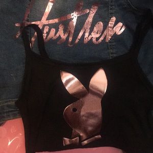 Playboy bunny crop tank